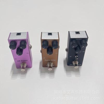 电吉他失真器易携带延时合唱颤音音响模拟器Crunch Distortio牙箱