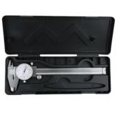 300mm 200 0.01in 150 双针不锈钢带表卡尺游标卡尺公英制0