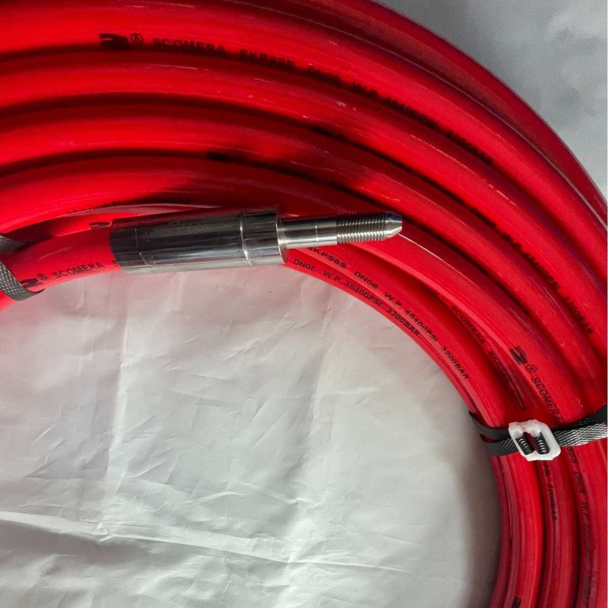 钢丝水管管8射流高压超高压清洗管气管层软管钢丝树脂用高压喷头