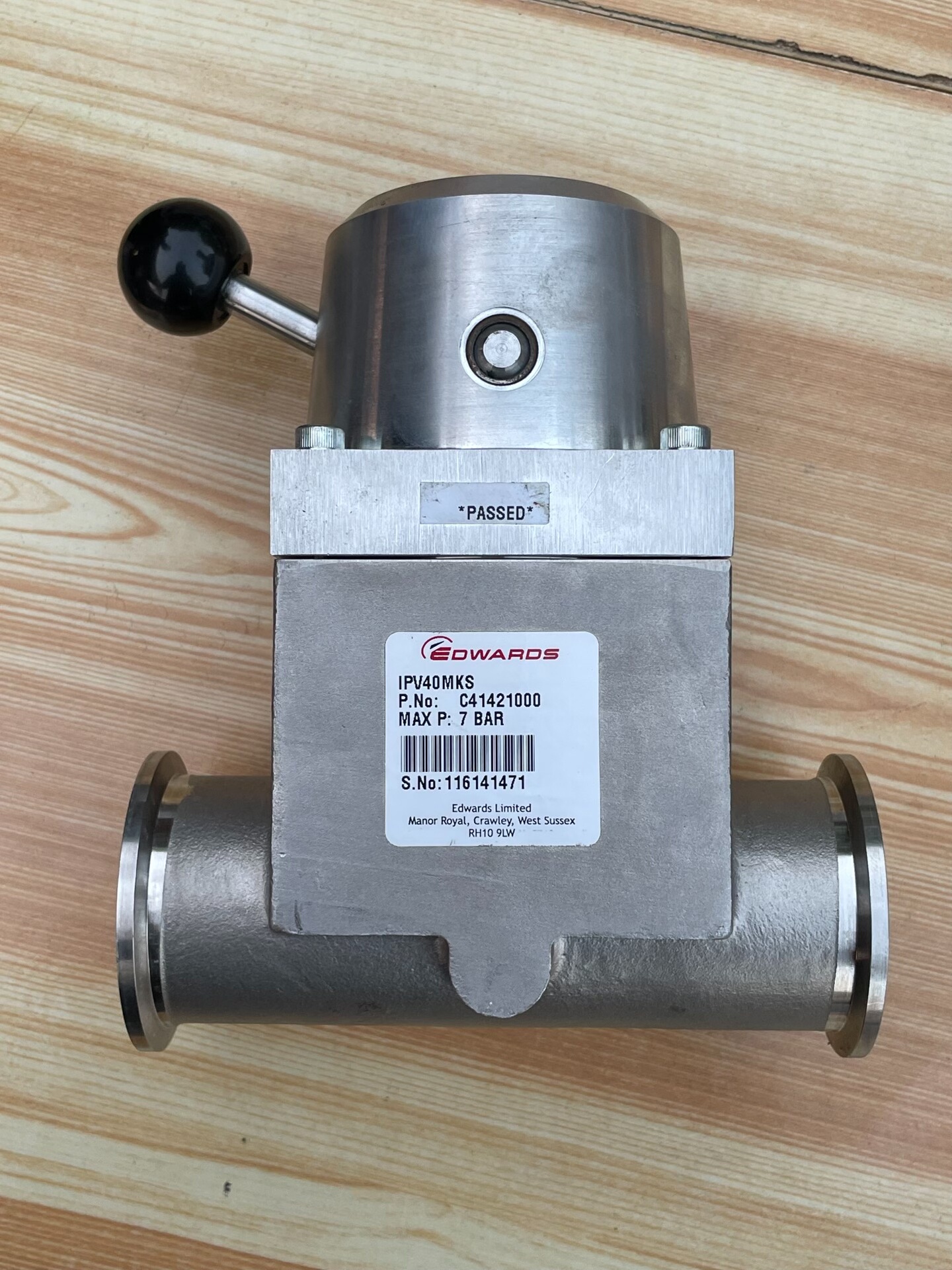 Edwards爱德华真空阀门 IPV40MKS 拆机包好，实