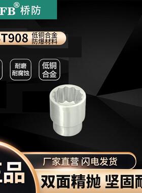 桥防/CNFB 防磁防爆J892 T8T102 防磁防爆十二角套筒头(C=3/8