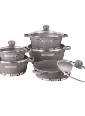 10pcs Soup pot saucepan tableware kitchen utensils cookware