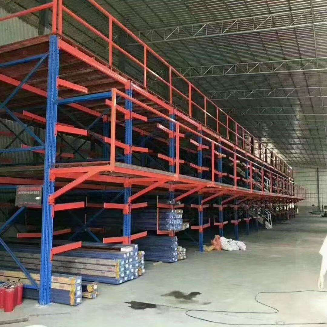穿梭车货架基础重型仓储货架每层承重4吨螺栓式结构安装便捷牢固