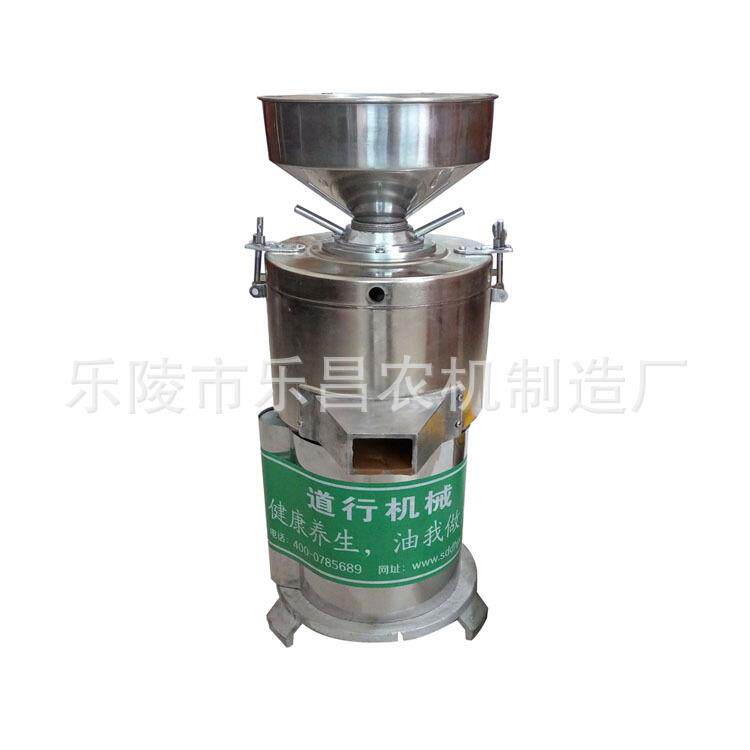 流动芝麻酱机立式芝麻酱花生酱研磨机杏仁核桃腰果商用磨酱机