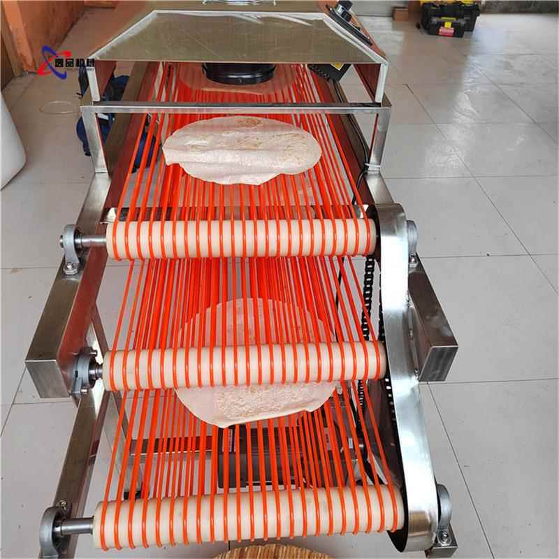 450型自动化一体小型单饼机多功能烙饼成型设备墨西哥卷饼机
