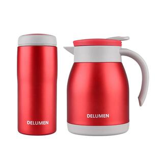 德鲁曼(DELUMEN)HB-6320喜庆红卡恩杯壶套装量大从优可