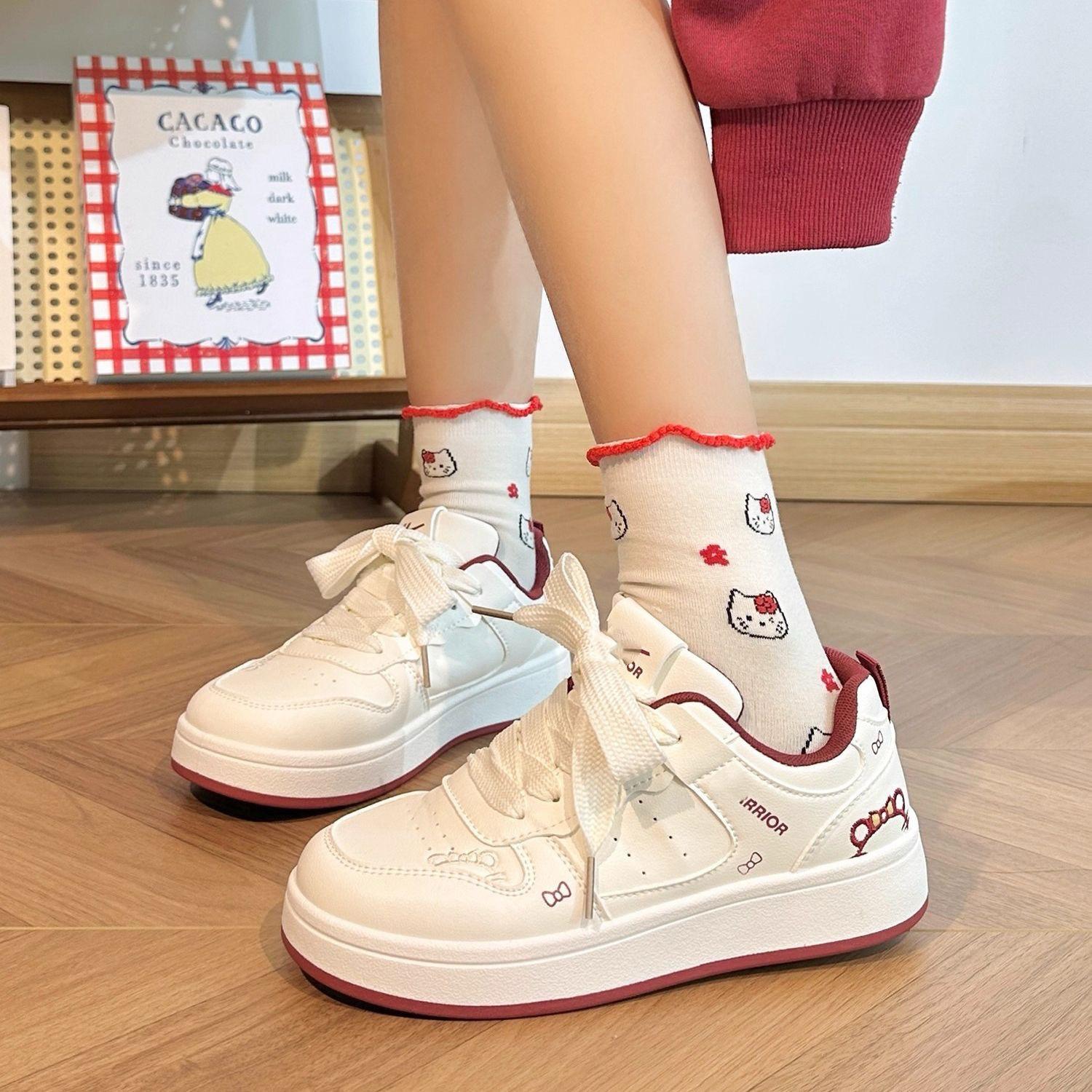 休闲鞋跨境小白鞋子女鞋老爹鞋