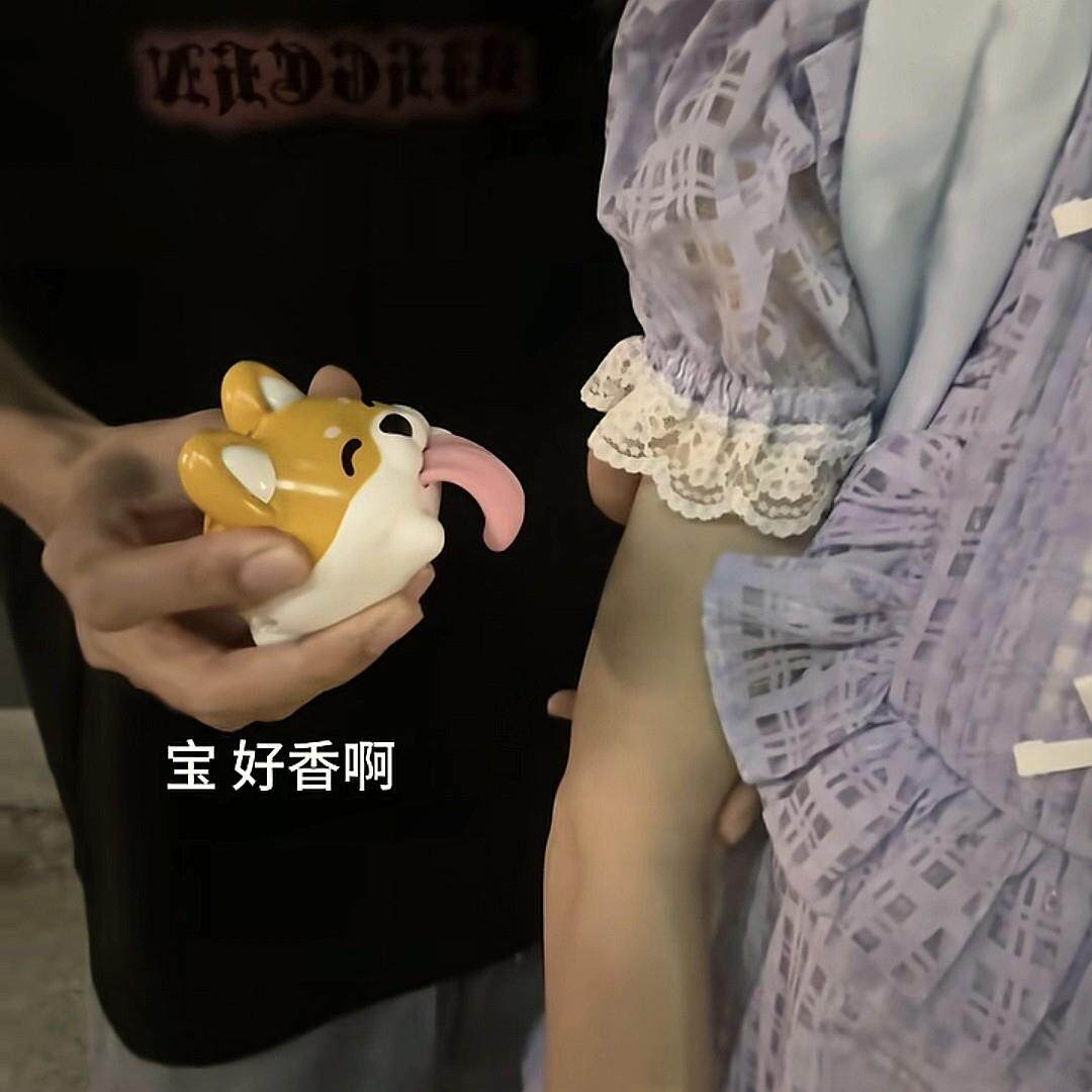 舔狗挂件玩具玩偶柯基单身狗发声整蛊超搞怪创意包包挂饰钥匙扣