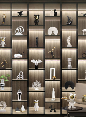 【12件套】客厅高档摆件桌面酒柜装饰品卧室布置ins玄关收纳房间