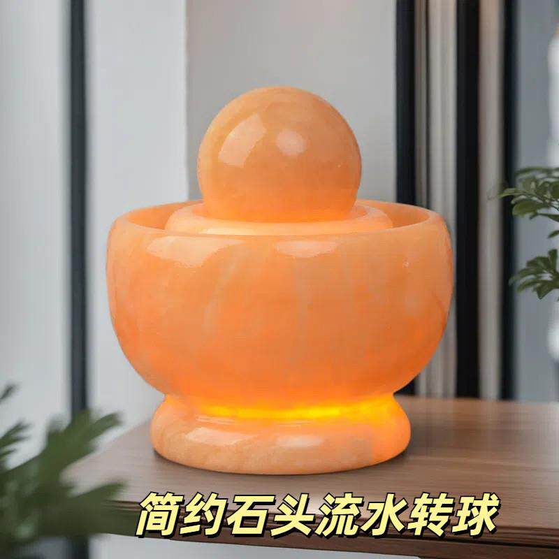 聚宝盆开 业乔迁礼物客厅流水喷泉摆件石工艺礼品摆饰水景家居现