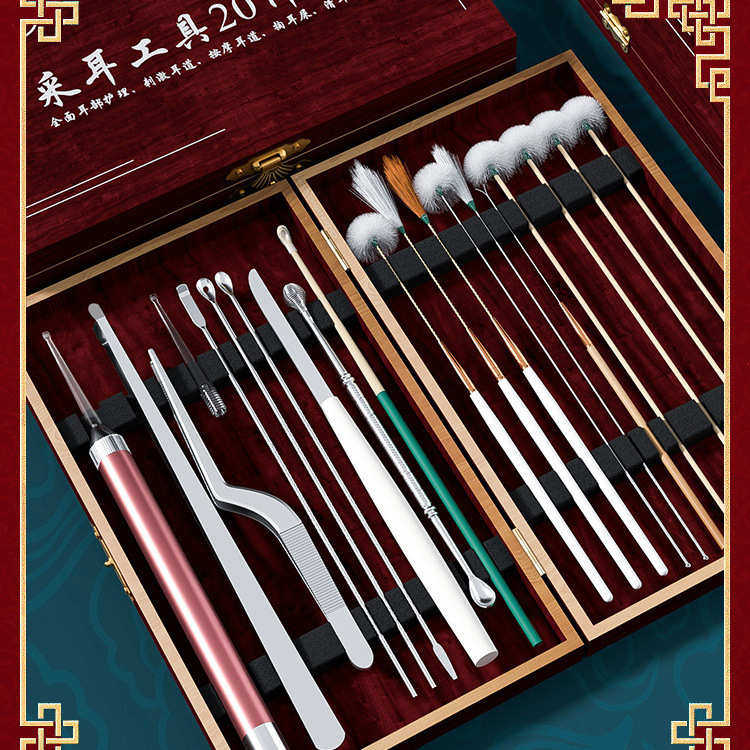 采耳工具套装专业打挖踩掏油耳朵耳勺鹅毛棒毛毛全套可视,家庭/个人清洁工具,耳勺,淘宝优惠券,粉丝福利购,淘宝优惠卷