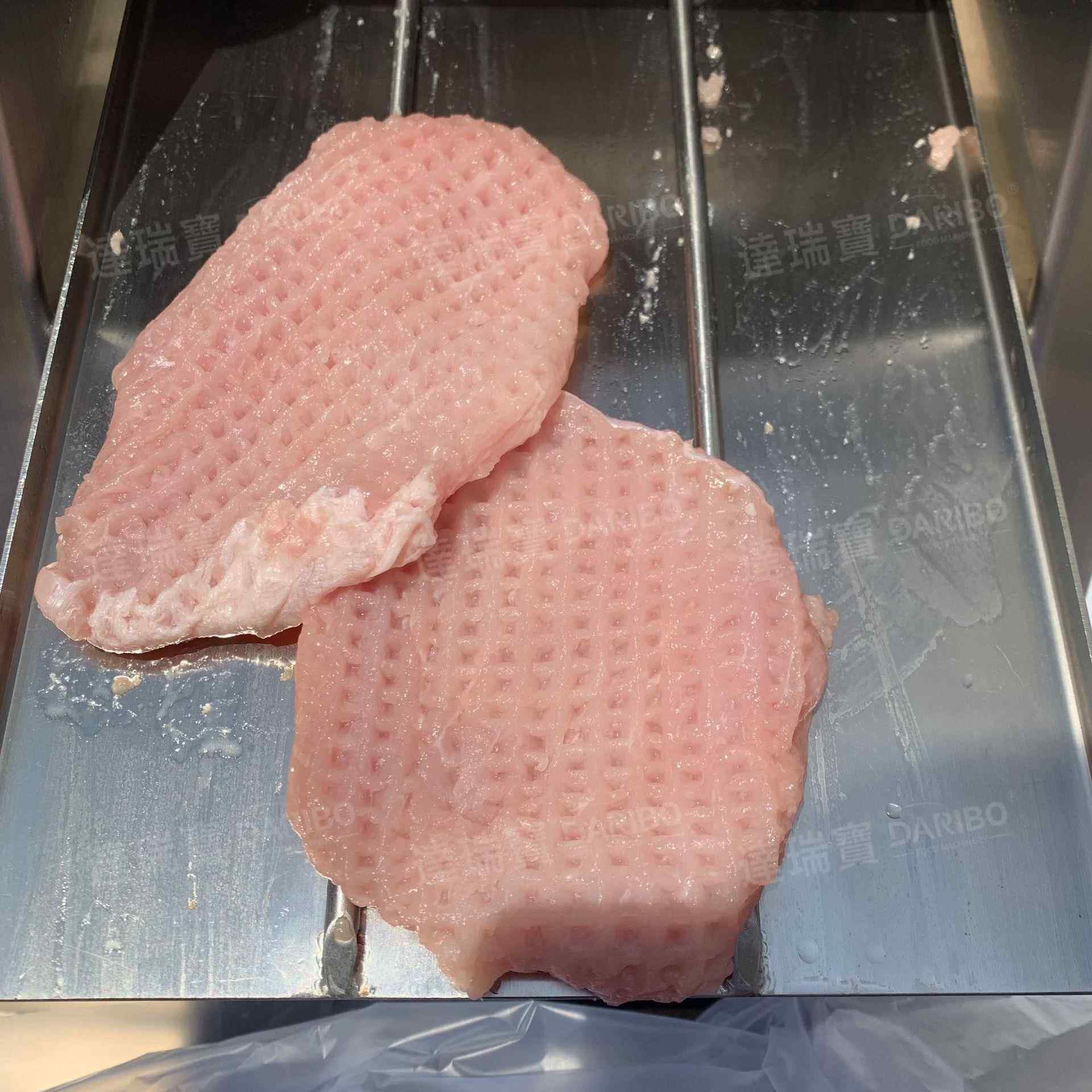 W碾GAX压式松肉断筋机 牛排设孔猪肉扎机筋机断肉块断筋增大备厂