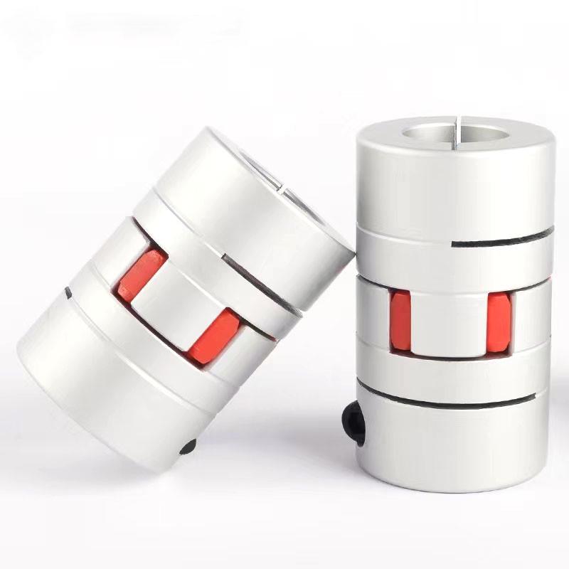 梅花联轴器滚珠丝杆连轴器铝合金步进伺服电机用缓冲垫大扭矩变径