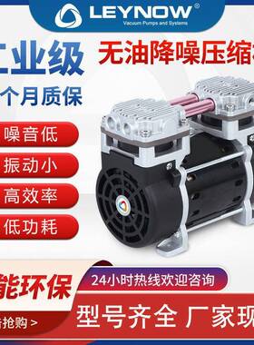 LP-300C无油压缩机低音节能大流量气泵厂家小型活塞空气压缩机头