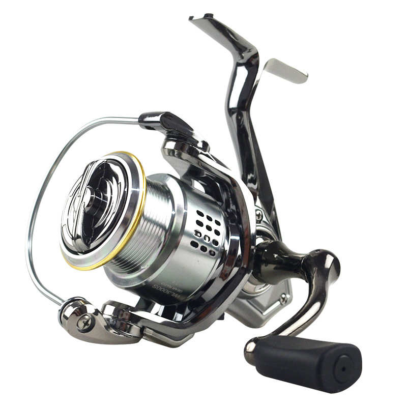 金属路亚纺车轮全金属旋入式摇臂渔轮微物专用无间隙渔线轮批发