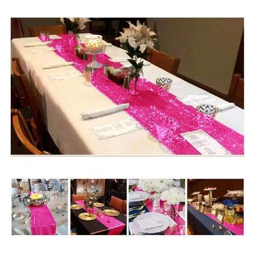 448B Add to Your Table with a Sequins Table Runner Stylish