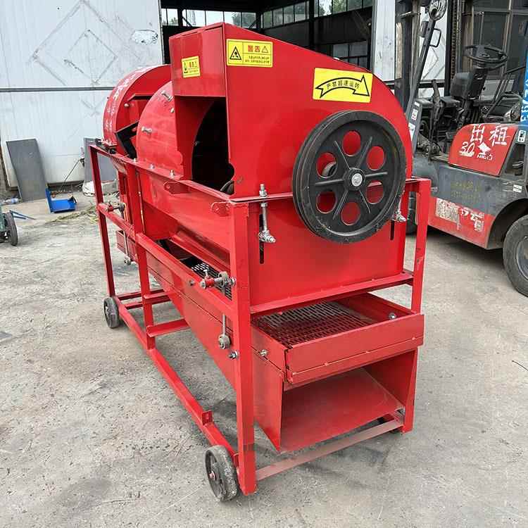 湿花生干湿打果机家用大型摘果机手扶农场自动花生摘果机