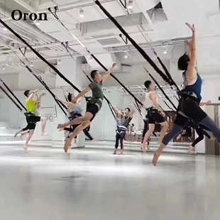 爆款空中瑜伽活力带蹦极绳悬挂式舞蹈健身辅助带瑜伽馆室内魔力带