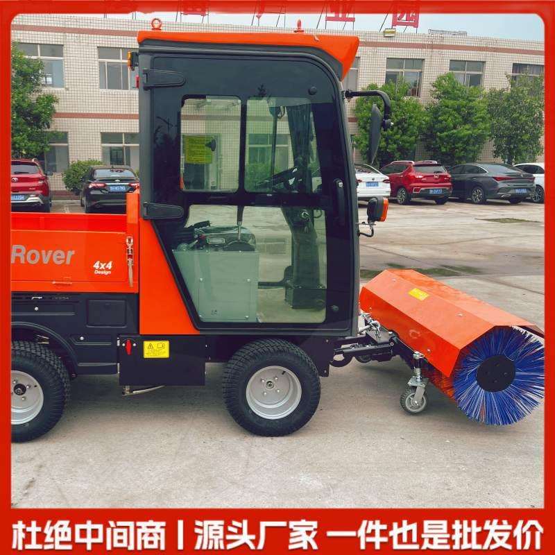 市政环卫扫雪机加装扫雪滚筒刷城市道路车载式除雪滚刷