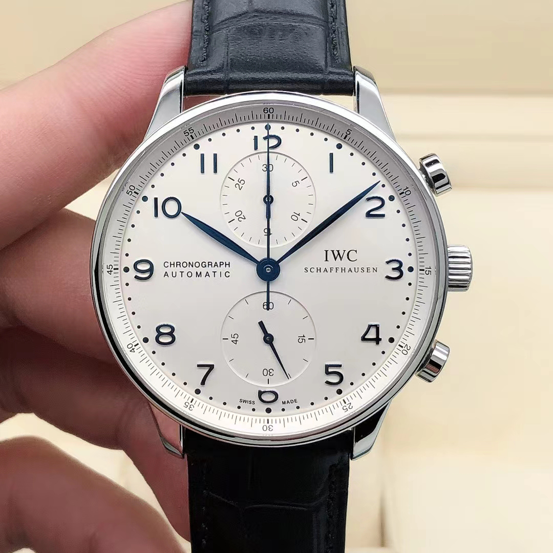 一口价98新万国手表男士蓝针葡萄牙自动机械瑞士腕表IW371446