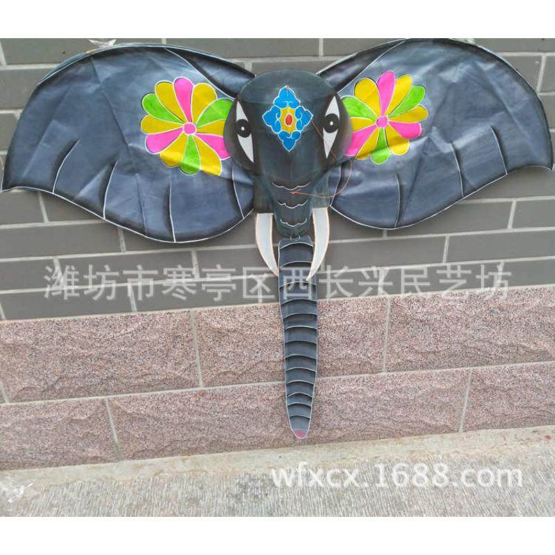 潍坊自由类风筝大象风筝 纯手工绘制美陈风筝 放飞大象风筝