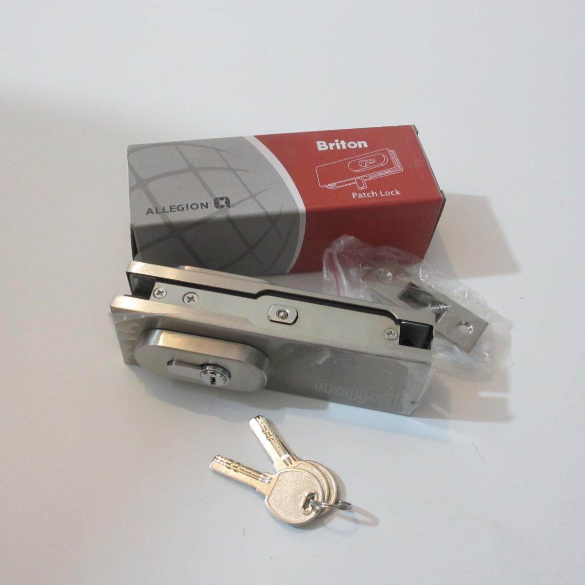 安朗杰ALLEGLON必腾Briton玻璃门地锁 地弹簧门锁夹PL10