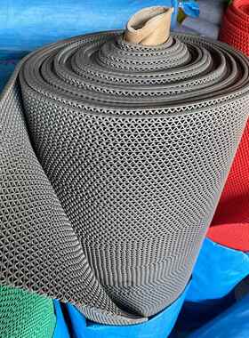 8A8宝美垫S型丽镂网眼防滑VC塑料浴室厨房地垫P子地中海空XCZ风地