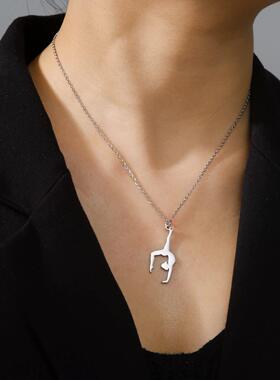 Rhythmic Gymnastics Necklace Women nd 2025 Gymnast Stainless