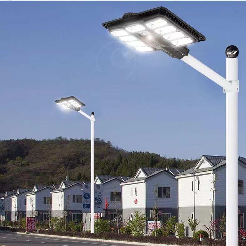 新款太阳能一体化路灯超亮人体感应庭院户外小区路灯户外防水壁灯