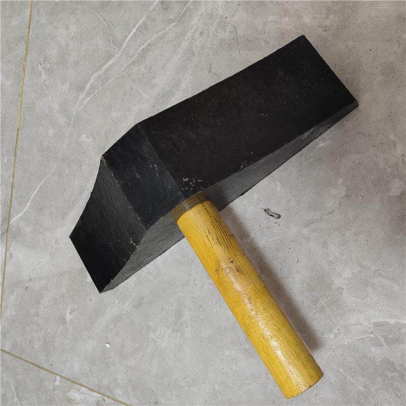铁路工务轨道专用橡胶止退器止停器便携式防溜车车轮木柄工具垫块