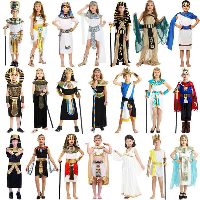 Ancient Cleopatra girls Halloween Roman children clothes