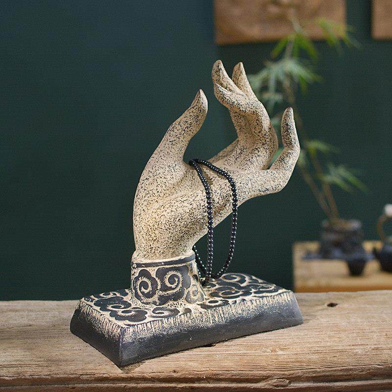 新中式客厅彷古风家居装饰品覆古中国风艺术禅意空间茶室佛手摆件