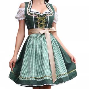Oktoberfest Maid Dirndl Dress, Bartender Women Halloween
