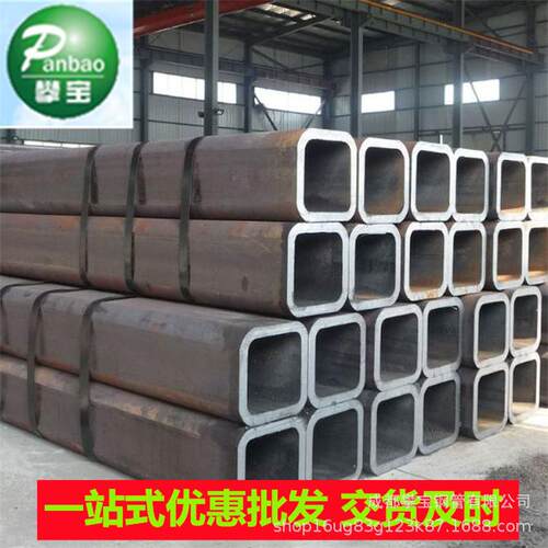 生产直角方管Q355B低合金矩形管高强度压强管碳钢黑色方管