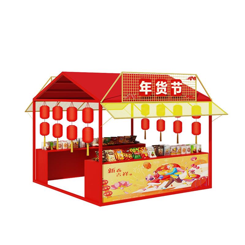 商场景区户外促销架商业摆摊展示架集市美食节摊位架铁艺活动棚架
