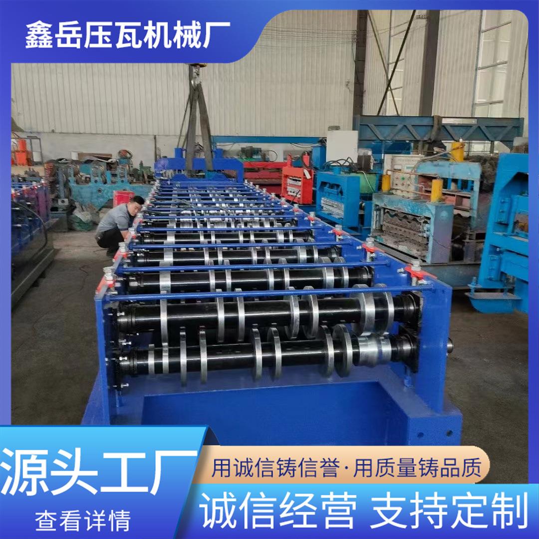 彩钢压瓦机820角驰设备750楼承板机出口水槽机器电脑控制