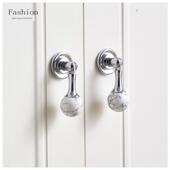 法国无障碍豪华橱柜门把手衣柜门抽屉黄铜橱柜大理石球吊坠小把手