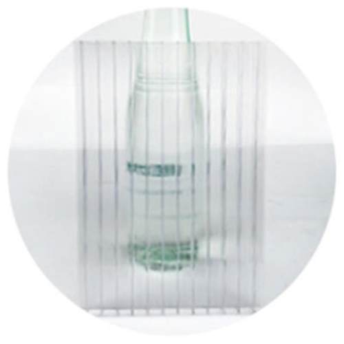 华美PC透明加厚蜂窝雨棚房隔热采光中空聚酯塑料遮阳pc耐力板