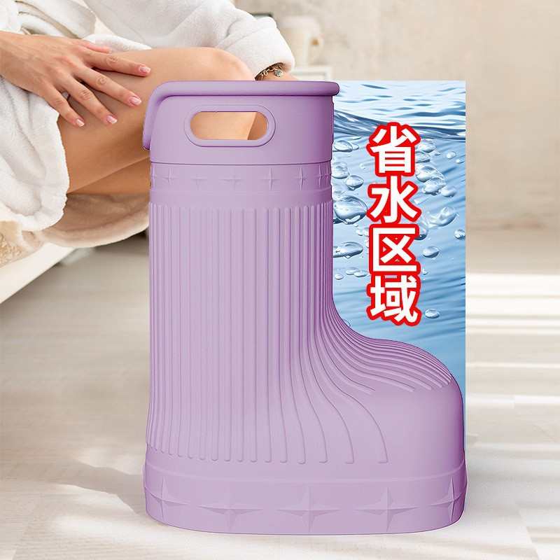 保温泡脚桶恒温家用节省水耐用过小腿细高深足浴鞋EVA材质易提起