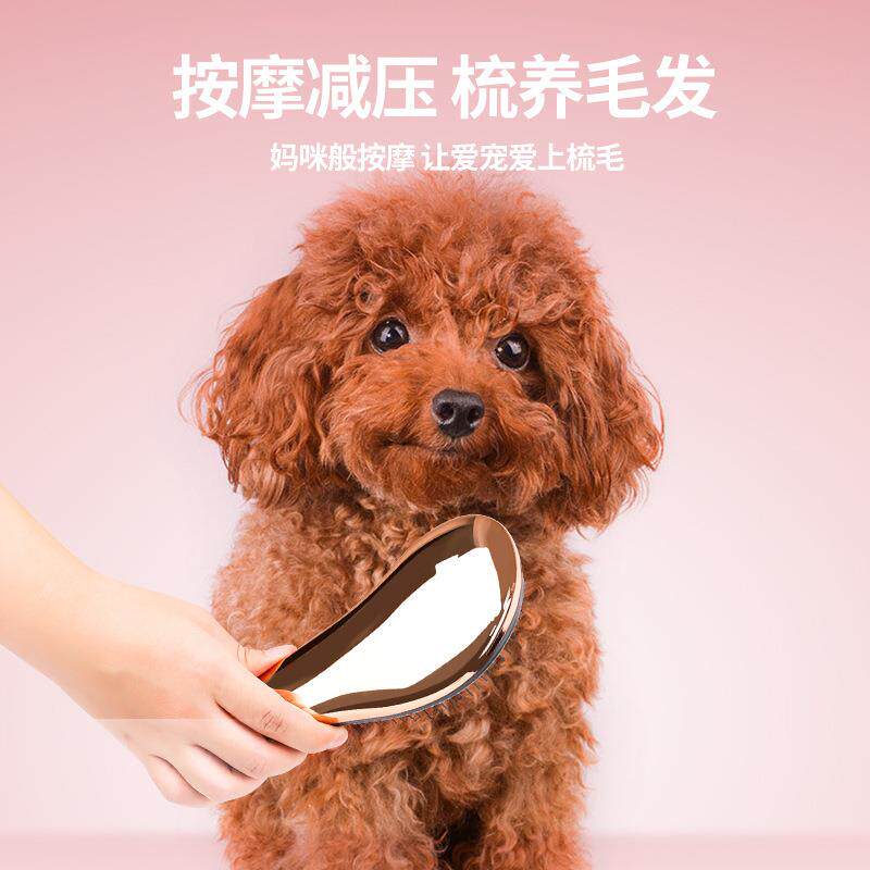 狗狗梳子泰迪梳毛专用宠物按摩梳拉毛蓬松神器小型犬比熊狗毛用品