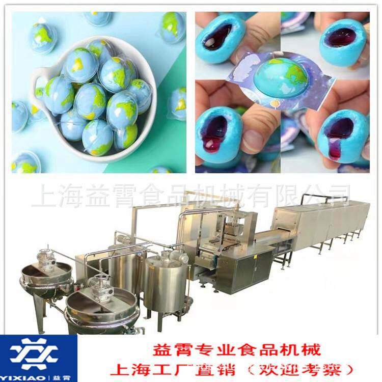 凝胶软糖线 明胶糖果线淀粉糖果机械 糖果机上海实地工厂工艺配方