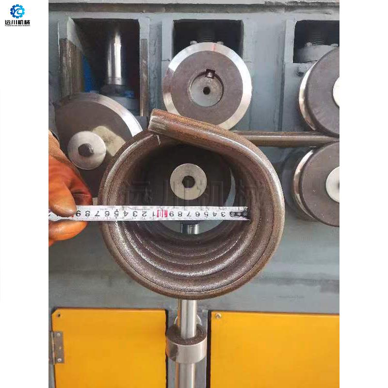 锅炉加热管盘管机不锈钢管螺旋打圈机扁铁槽钢角铁卷圆机