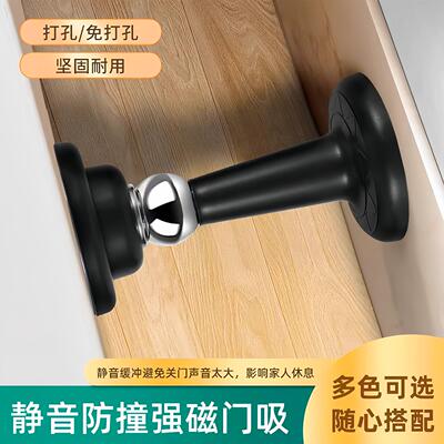 New No-Drill Door Stopper Magnetic Door Holder Floor Mounted