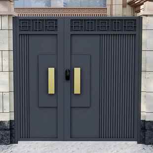 门庭院门铝端合金大开户外庭院门高别墅庭院对大无品牌/门中式花