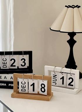 2025新款日历创意桌历ins创意办公书房桌面装饰品小摆件道具摆设