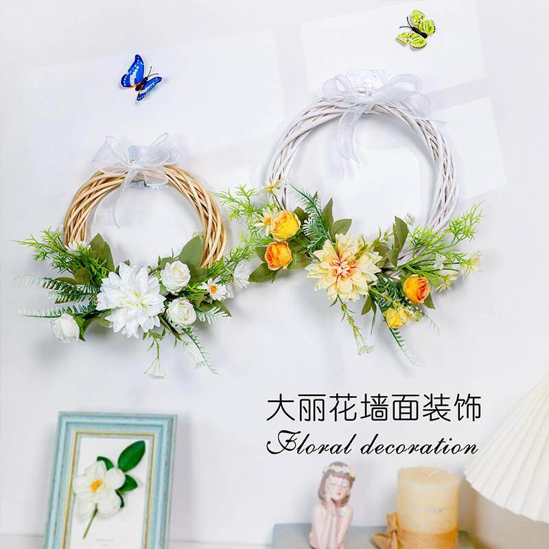 北欧田园清新花艺装饰品绿植彷真花流苏挂饰店铺橱窗墙面美陈布置,家居饰品,吊饰/挂饰,淘宝优惠券,粉丝福利购,淘宝优惠卷