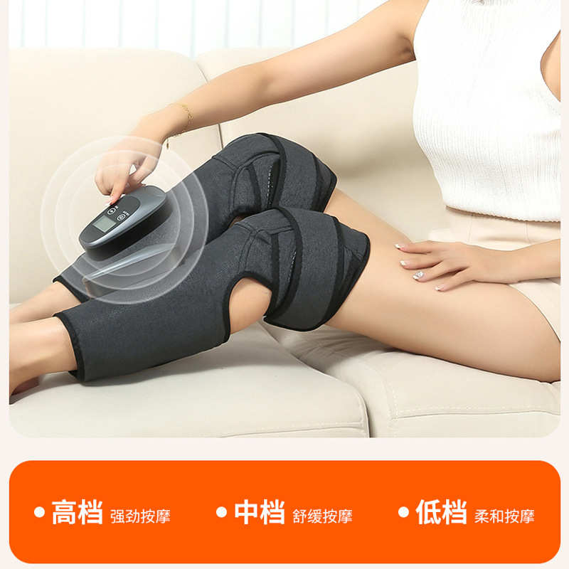 源头工厂腿部按摩器小腿肌肉智能定时气囊气压按摩加热护腿膝震