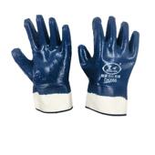 宽心开口尼龙腈手套劳保丁劳腈半胶乳胶手耐磨工丁业保浸胶手套套