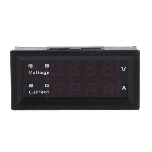Digital Amp Voltmeter Ammeter Meter Dual LED Amperage