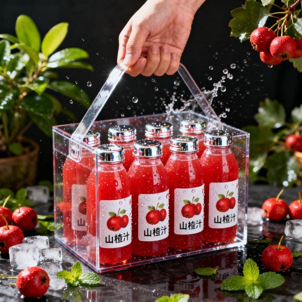 【抖音热销】正宗苹果山楂汁饮料整箱批350ml*30瓶装酸甜开胃原浆